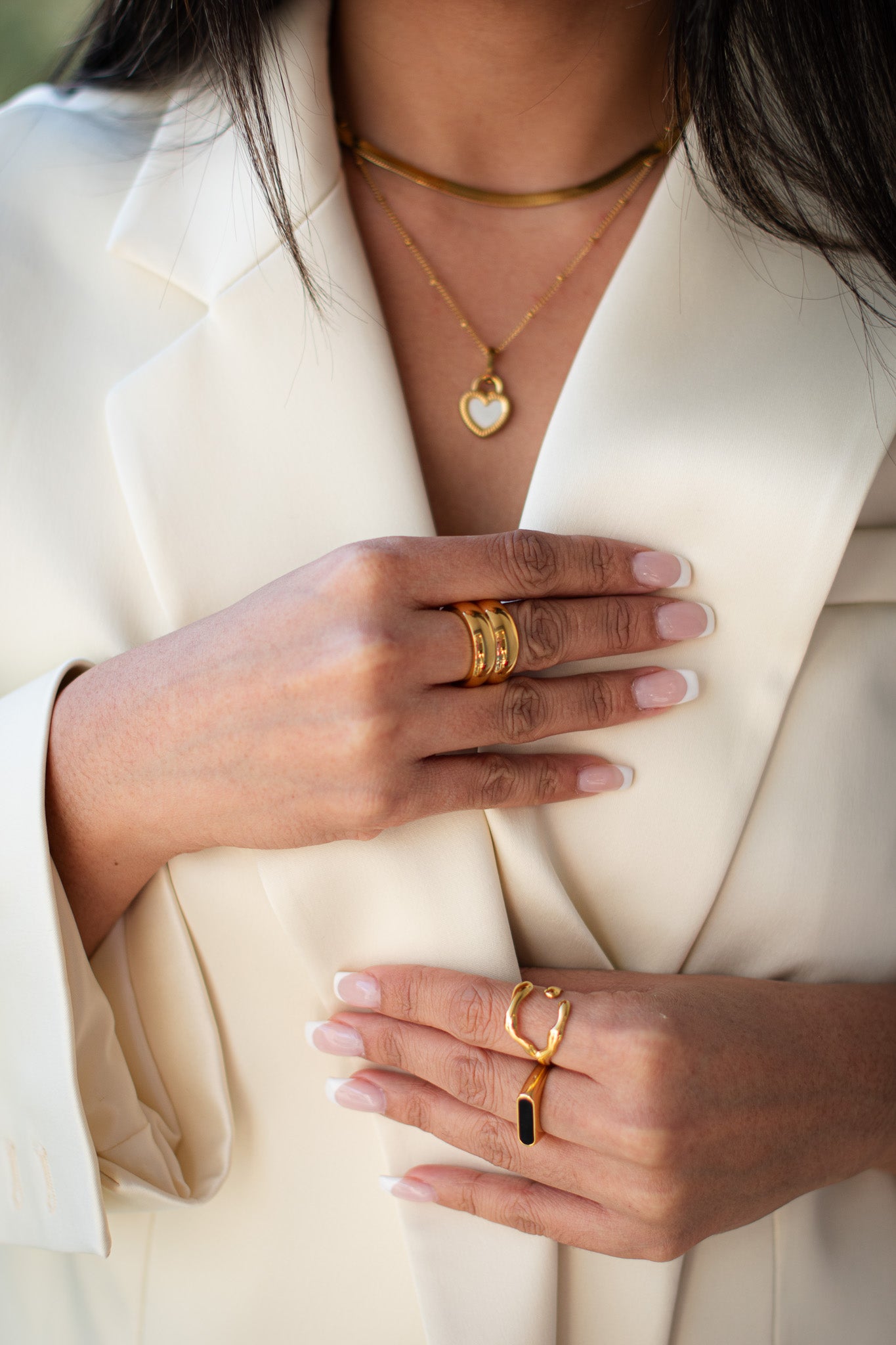 Reversible Heart Necklace