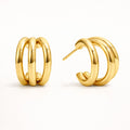 Zara Triple Hoop Earrings