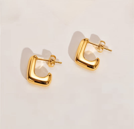 Lana Chunky Mini L Hoop Earrings