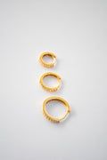 Hoop Earrings with Zirconias