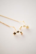 Star Tassel Zircon Earrings